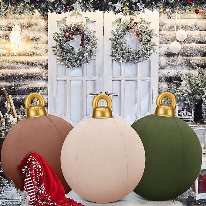 Last Day 70% OFF🎄2025 Giant Inflatable Velvet Christmas Balls