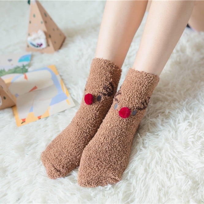 Limited time offerđ„Cute Christmas Style Thickened Warm Socks