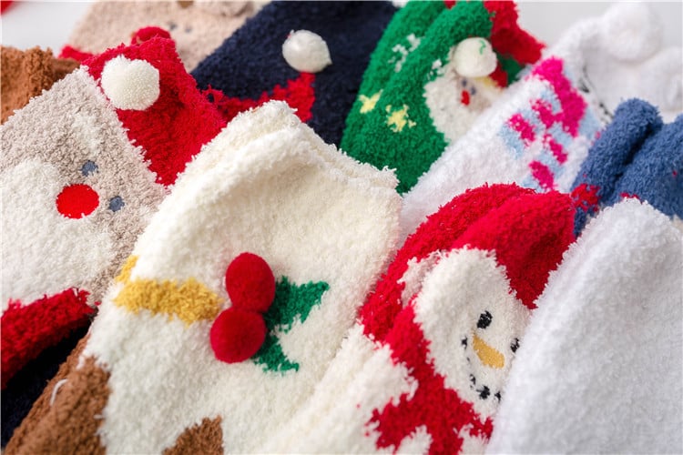 Limited time offerđ„Cute Christmas Style Thickened Warm Socks