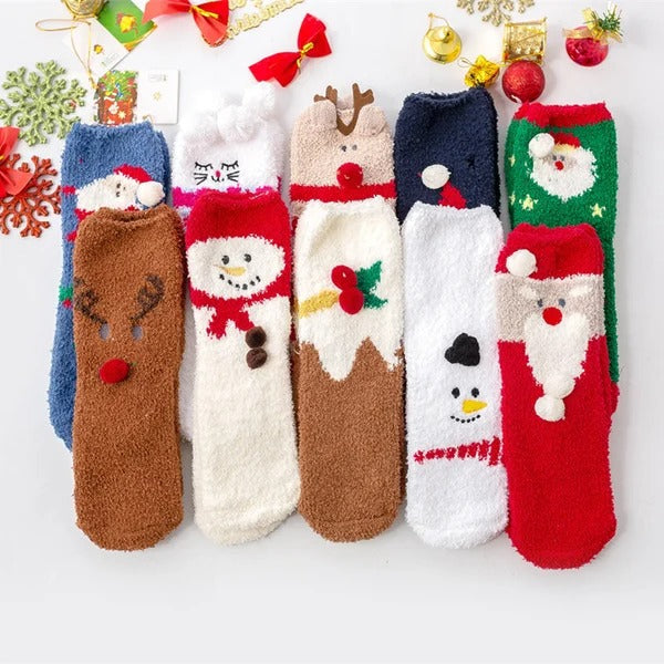Limited time offerđ„Cute Christmas Style Thickened Warm Socks