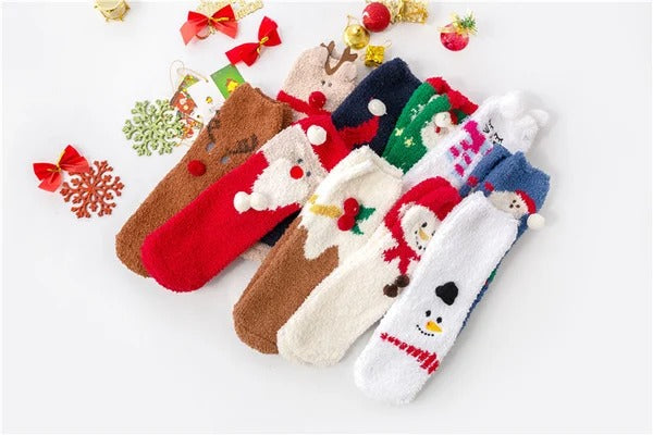 Limited time offerđ„Cute Christmas Style Thickened Warm Socks