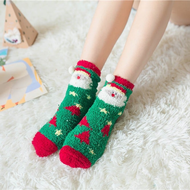 Limited time offerđ„Cute Christmas Style Thickened Warm Socks