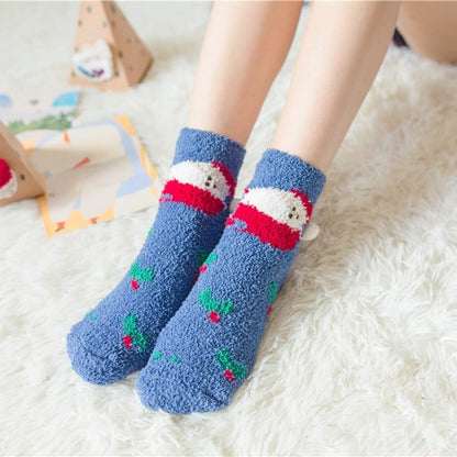 Limited time offer🔥Cute Christmas Style Thickened Warm Socks