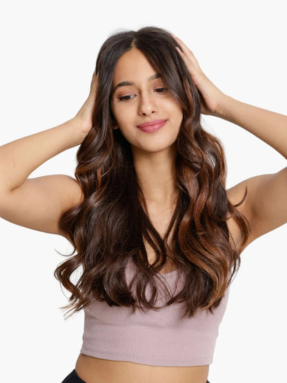 🎁Hot Sale 49% OFF🔥No glue Hairline Toupee For Women (Real hair)