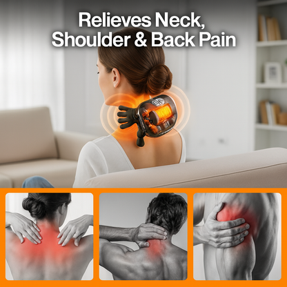 🎁The perfect gift-Portable Neck & Back Relaxing Massager