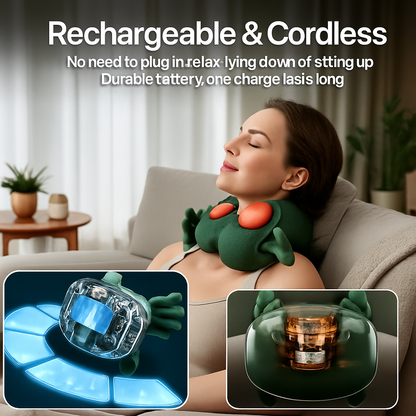 🎁The perfect gift-Portable Neck & Back Relaxing Massager