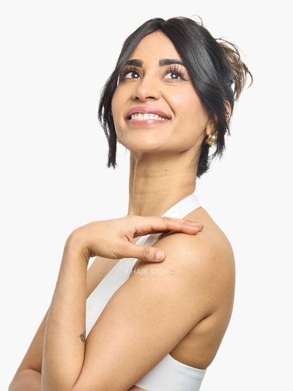 🎁Hot Sale 49% OFF🔥No glue Hairline Toupee For Women (Real hair)